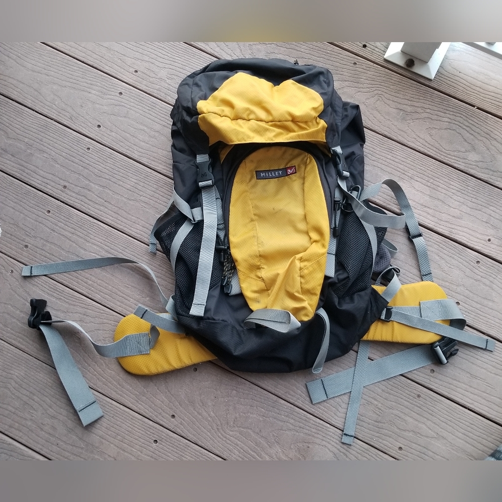 Millet Hiking Backpack Gold & Black